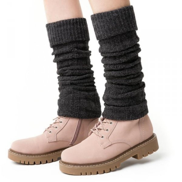 Getry Steven wełniane 095 melanż grafitowy