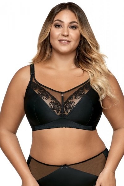 Biustonosz miękki Ava Libi 1691/1 czarny plus