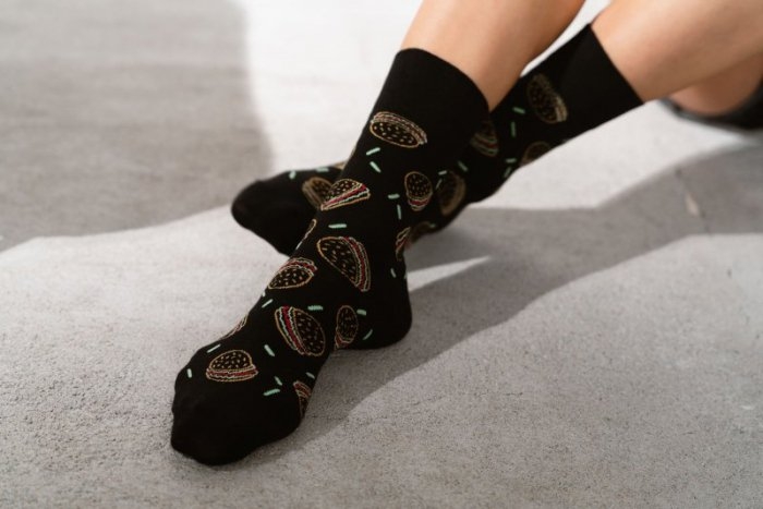 Skarpetki damskie More Hamburgers 078-165 Czarne