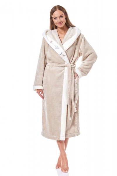 Szlafrok damski L&L HFT 9145 angora