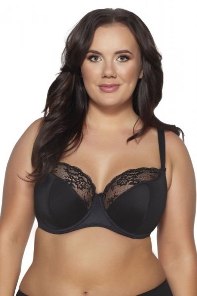 Biustonosz półusztywniany Ava Azalea 2110 czarny