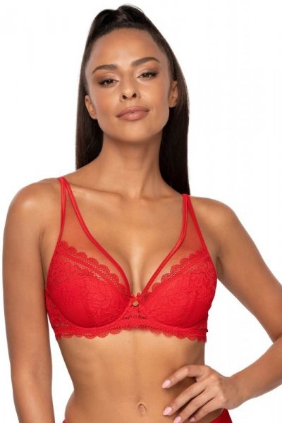 Biustonosz push-up Mat Estelle 0198/11 czerwony