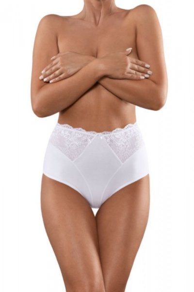 Modelujące figi damskie Babell BBL 147 białe