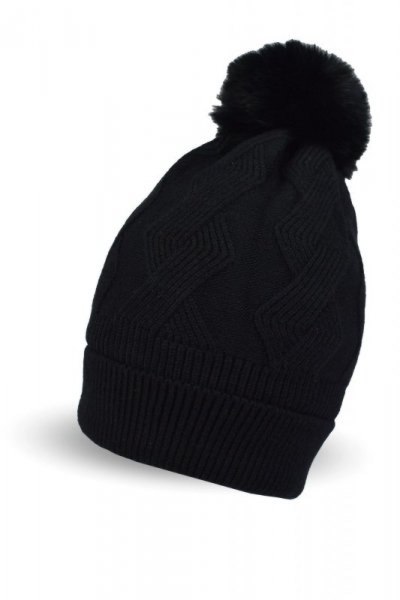 Czapka damska Noviti CZ 004 W 01 czarna