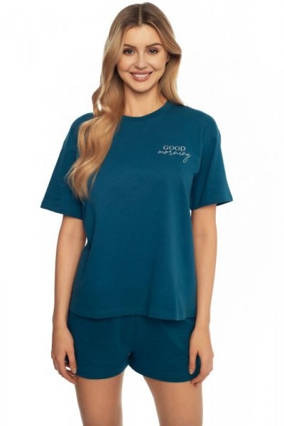 Piżama damska Henderson Ladies Abstract 41314 turkusowa