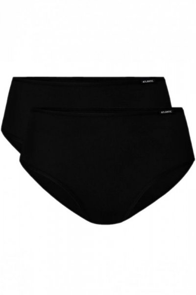 Figi damskie Atlantic classic 579 2p czarne