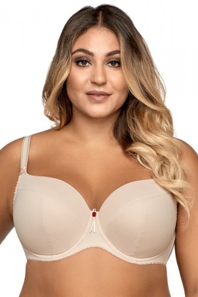 Biustonosz usztywniany ava 1263 painel beżowy plus size