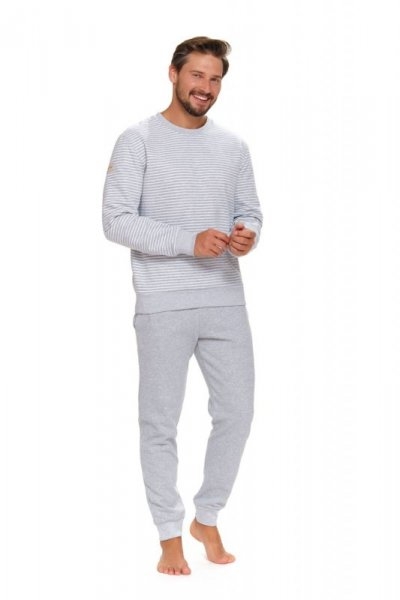 Piżama męska Doctor nap PMB 5248 szara plus