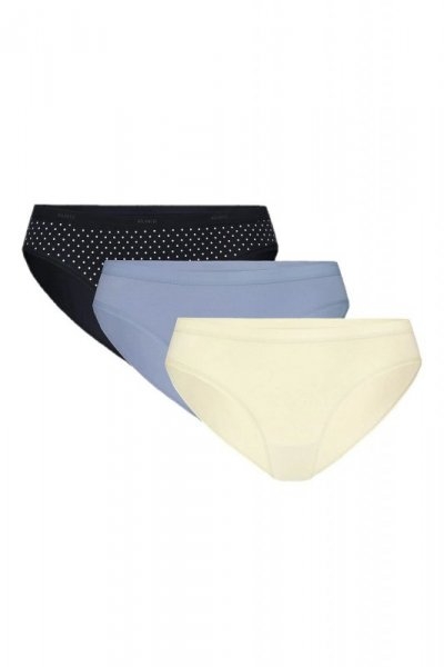 Figi damskie Atlantic bikini 195 ecr/gra/nie 3-pak