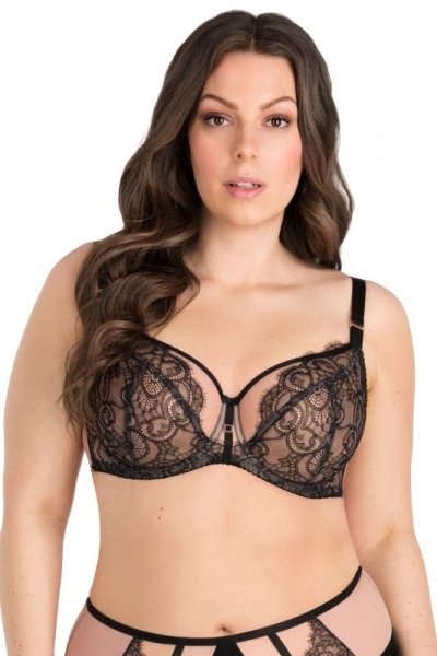 Biustonosz miękki Gorsenia Black to black 834 czarny