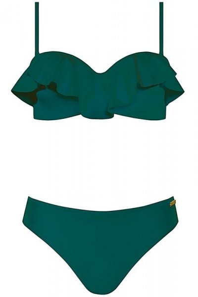 Strój kąpielowy Self Canoy21 730A6 7 zielony