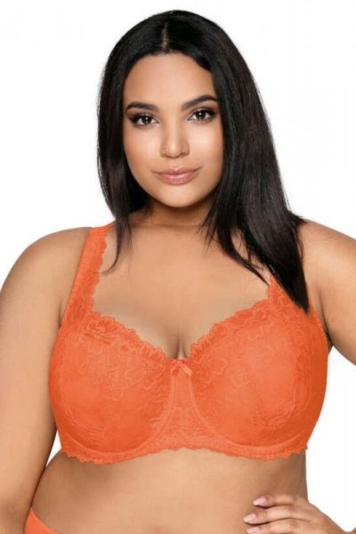 Biustonosz usztywniany Mat Carmela 053/22 pomarańczowy plus
