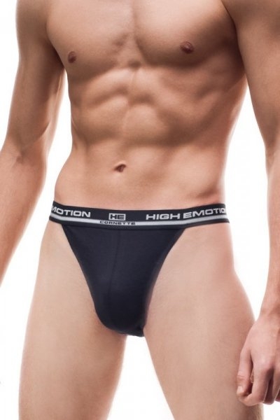 Slipy męskie Cornette Tanga High Emotion czarne