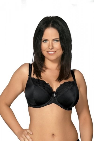 Biustonosz usztywniany Ava 1261 Breeze czarny plus