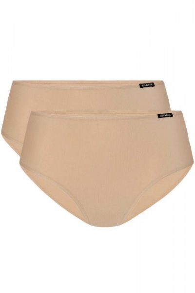 Figi damskie Atlantic classic 579 2p beżowe