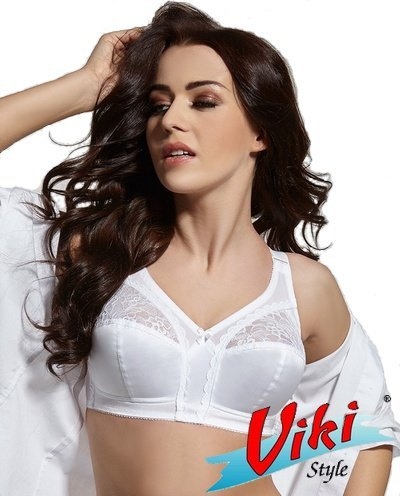 Biustonosz miękki viki joanna 577 biały plus