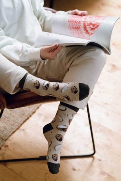 Skarpetki damskie Steven 159-092 Melanż Jasny Beż