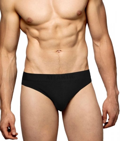 Slipy męskie Atlantic Sport 016 2-pak czarne