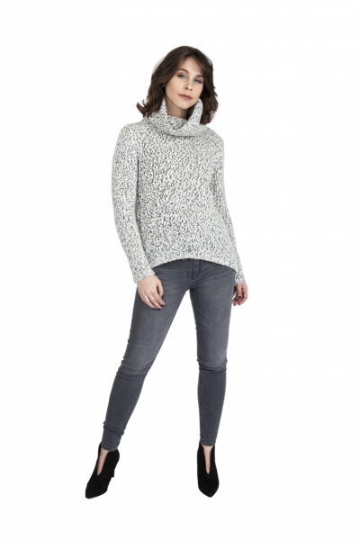 Sweter damski mkm nicola swe 103 ecru