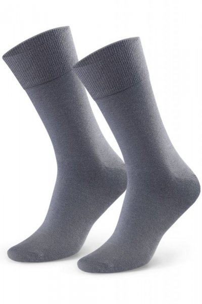 Skarpety garniturowe Steven 056 103 grafitowe