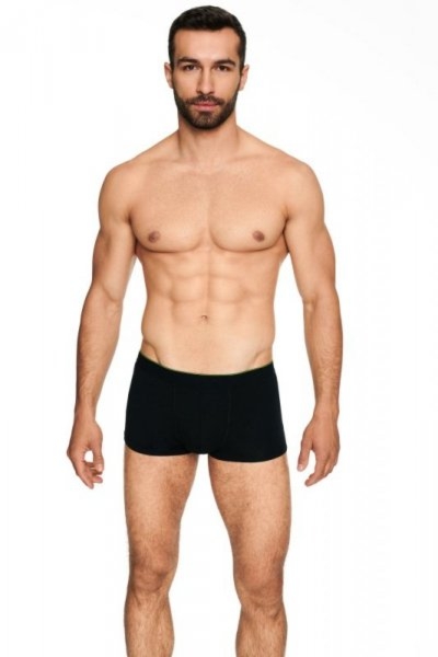 Bokserki męskie Henderson Green Line Graph 34325 czarne