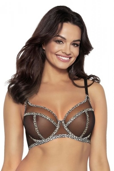 Biustonosz miękki Ava 2063 wild black plus