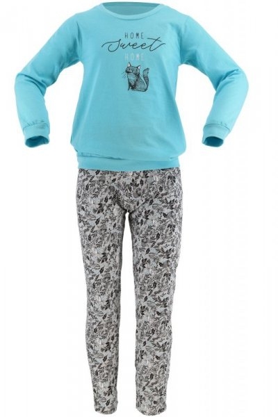 Piżama dziewczęca Lama G 238 PY niebieska