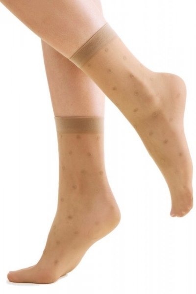 Skarpetki damskie 1196 Cora beige uni Gabriella