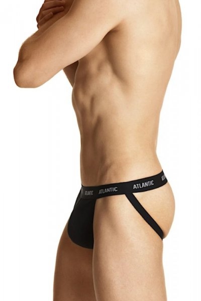 Slipy otwarte Atlantic jockstrap 1571 czarne