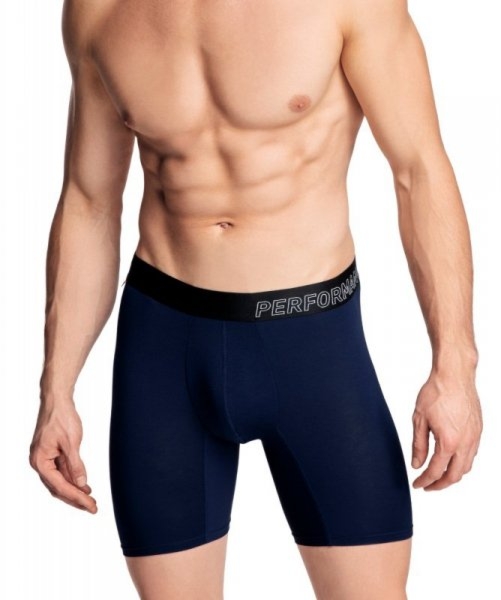 Bokserki męskie Atlantic Long Leg 1181 niebieskie