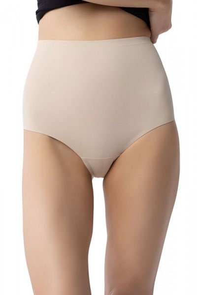 Figi damskie Julimex Amber maxi high beżowe