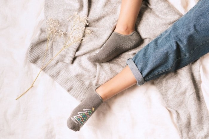 Stopki damskie Steven 132-019 Melanż Szary