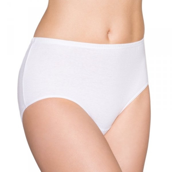 Figi damskie Manuela białe plus Lama