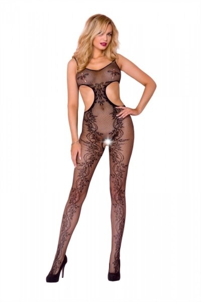 Bodystocking CA002 black Casmir