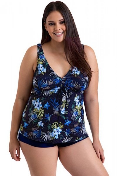 Strój kąpielowy Primo Tankini 26 3 granatowe