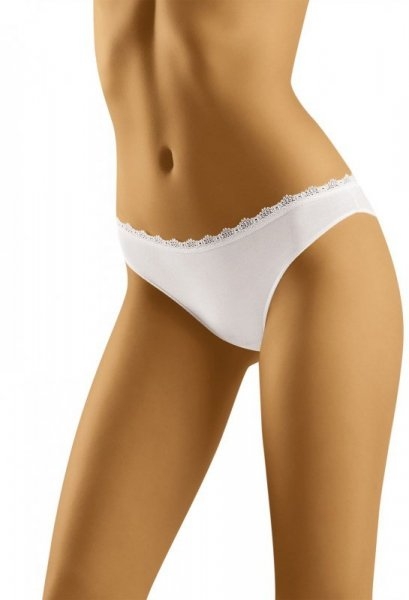 Figi damskie wol-bar cute soft białe