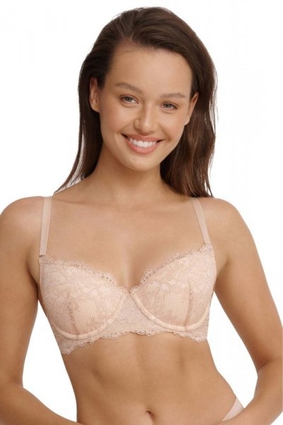 Biustonosz push-up Henderson Ladies Galia 41075 beżowy