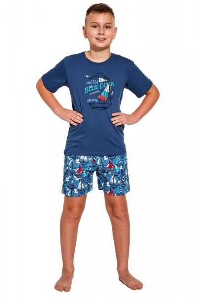 Piżama chłopięca Cornette Blue dock 790/96