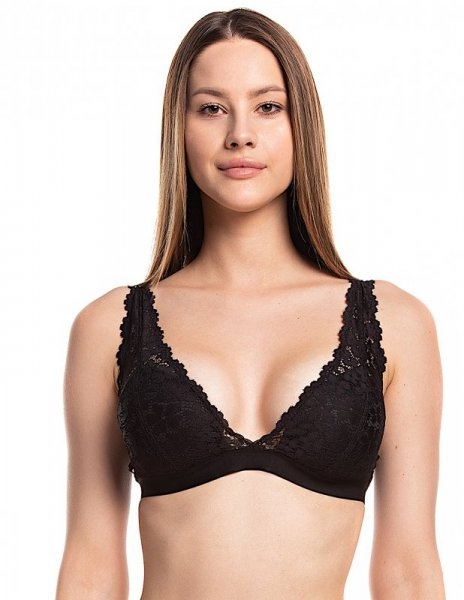 Biustonosz miękki Lama L POL 5023 BR 02 czarny