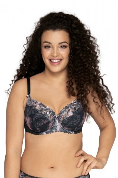 Biustonosz półusztywniany Ava Peace`n`love 1957 czarny maxi