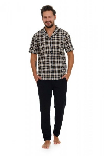 Piżama męska Doctor nap PMB 5154 szara