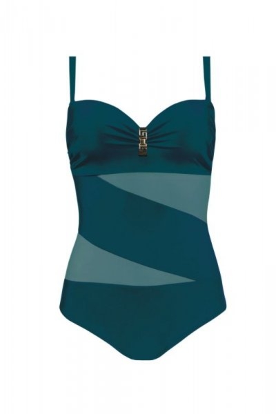 Strój kąpielowy Self skj Gold5 8030CH1 7 zielony