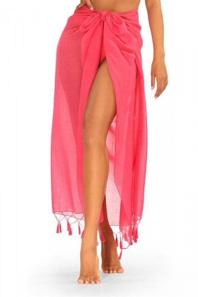 Pareo plażowe Self 16 D96CH 5 różowe