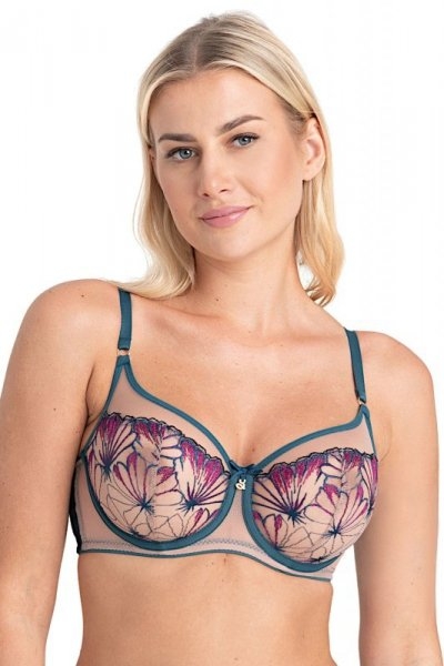 Biustonosz miękki Samanta Olette A143 morski