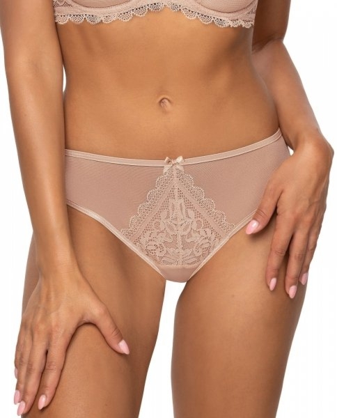 Stringi damskie Mat Estelle 0198/4 beżowe