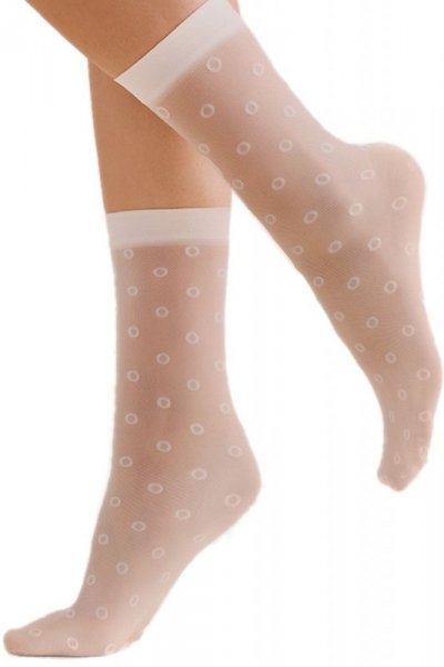 Skarpetki damskie 1195 Peri bianco uni Gabriella