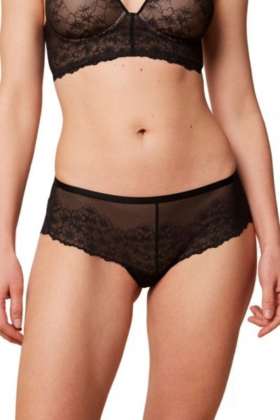 Figi damskie Triumph Bright Spotlight hipster czarne