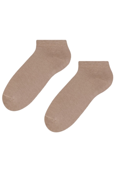 Zakostki męskie Steven 045 ciemno beżowe