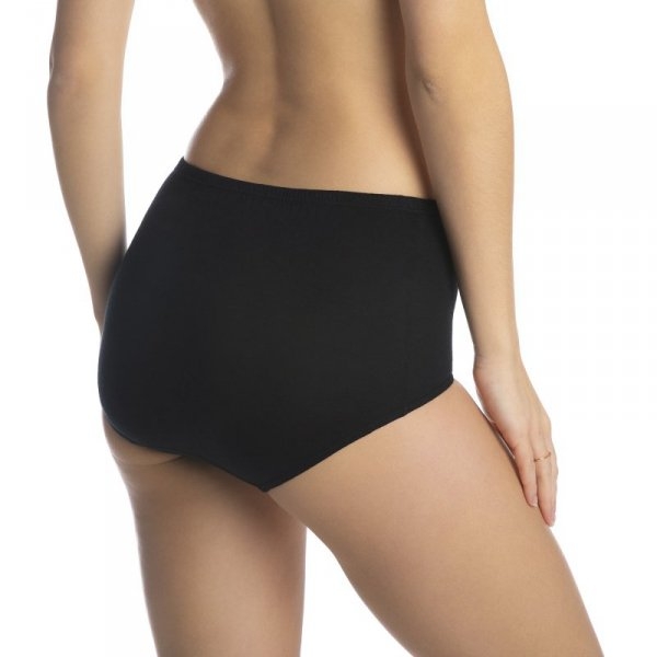 Figi damskie Manuela czarne Lama