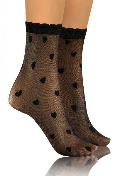 Skarpetki damskie fashion wzór 04 pikot sesto senso
